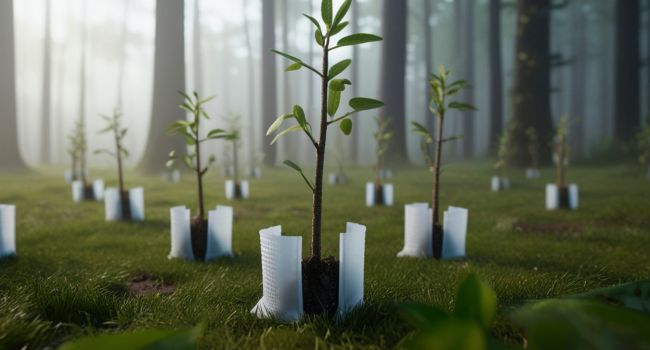 Newly planted tree by Olive Tree Surgery